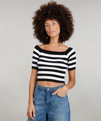 Blusa-Feminina-Cropped-Dress-To-Ombro-a-Ombro-Listrada-em-Trico-Preta-9282364-Preto_1