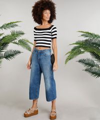 Blusa-Feminina-Cropped-Dress-To-Ombro-a-Ombro-Listrada-em-Trico-Preta-9282364-Preto_2