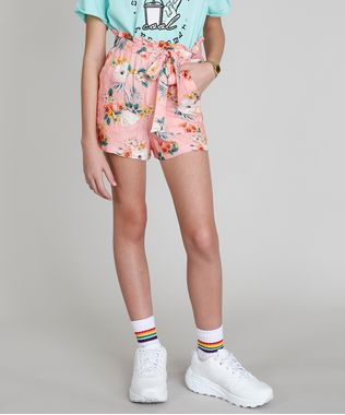 Short-Infantil-Clochard-Love-Dress-Estampado-Floral-Surf-com-Faixa-de-Amarrar-Rose-9281200-Rose_1