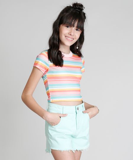 Blusa-Infantil-Cropped-Love-Dress-Listrada-Manga-Curta-Coral-9303274-Coral_1 Blusa-Infantil-Cropped-Love-Dress-Listrada-Manga-Curta-Coral-9303274-Coral_1