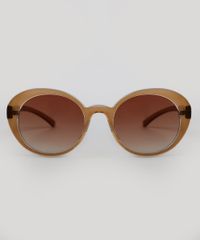 Oculos-de-Sol-Redondo-Feminino-Oneself-Marrom-9341000-Marrom_1
