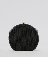 Bolsa-Redonda-Feminina-de-Palha-com-Alca-de-Metal-Preta-9250590-Preto_1