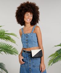 Pochete-Feminina-Dress-To-Geometrica-com-Tassel-Preta-9250802-Preto_2