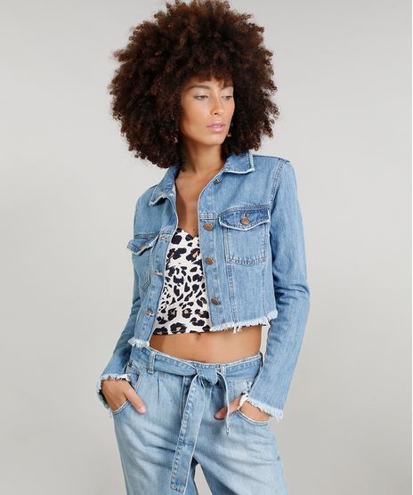 Jaqueta-Jeans-Feminina-Cropped-Dress-To-Desfiada-Azul-Claro-9269784-Azul_Claro_1