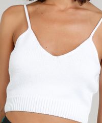 Top-Cropped-Feminino-Dress-To-em-Trico-Alcas-Finas-Decote-V-Branco-9226944-Branco_4