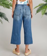 Calca-Jeans-Pantacourt-Feminina-Dress-To-com-Puido-na-Barra-Azul-Medio-9269774-Azul_Medio_3