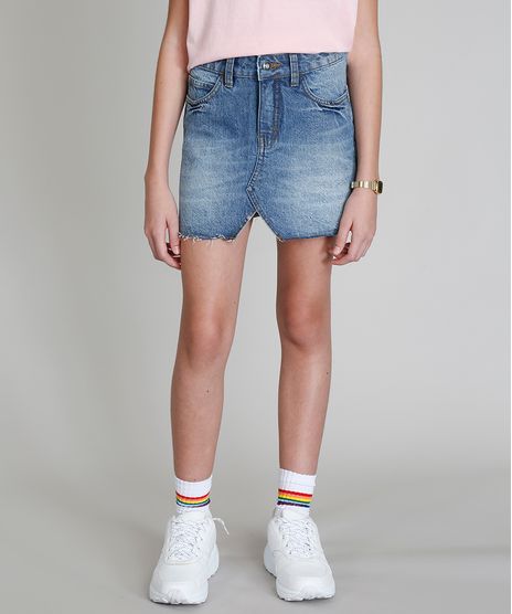 Saia-Jeans-Infantil-Love-Dress--Locals-Only--Azul-Medio-9304304-Azul_Medio_1