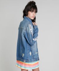 Jaqueta-Jeans-Infantil-Love-Dress-com-Puidos-Manga-Longa-Azul-Medio-9304301-Azul_Medio_3