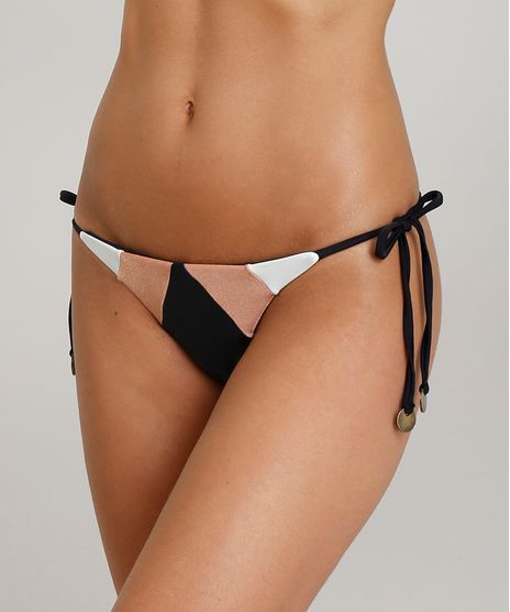 Biquini-Calcinha-Tanga-Dress-To-Geometrico-com-Protecao-UV50--Preto-9242191-Preto_1