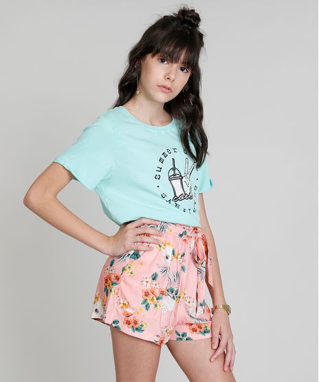 Blusa-Infantil-Cropped-Ampla-Love-Dress--Summer-Days--Manga-Curta-Decote-Redondo-Verde-Claro-9283507-Verde_Claro_1