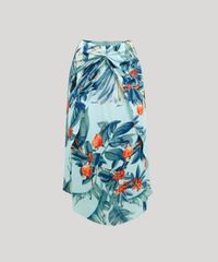 Saia-Feminina-Midi-Transpassada-com-No-Dress-To-Estampada-de-Caju-Verde-Claro-9225245-Verde_Claro_5