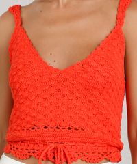 Regata-Cropped-Feminina-Dress-To-em-Croche-com-Tassel-Decote-V-Laranja-9226941-Laranja_4