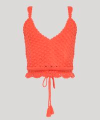 Regata-Cropped-Feminina-Dress-To-em-Croche-com-Tassel-Decote-V-Laranja-9226941-Laranja_5