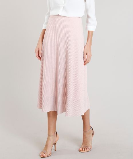 Saia-Midi-Feminina-Midi-Plissada-em-Lurex-Rose-9323181-Rose_1