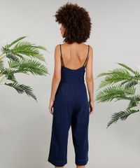 Macacao-Pantacourt-Feminino-Dress-To-Linho-com-Faixa-de-Amarrar-Azul-Marinho-9226550-Azul_Marinho_3 Macacao-Pantacourt-Feminino-Dress-To-Linho-com-Faixa-de-Amarrar-Azul-Marinho-9226550-Azul_Marinho_3