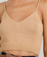 Top-Cropped-Feminino-Dress-To-em-Trico-Alcas-Finas-Decote-V-Bege-9226944-Bege_4