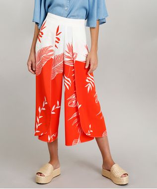 Calca-Pantacourt-Feminina-Envelope-Dress-To-Estampada-de-Ramos-Laranja-9225237-Laranja_1