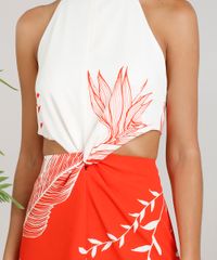 Vestido-Feminino-Longo-Halter-Neck-com-No-Dress-To-Estampado-de-Ramos-Laranja-9225240-Laranja_4