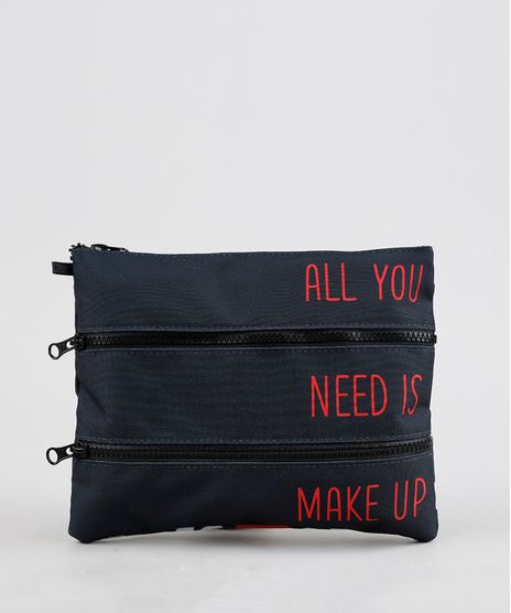 Necessaire-Feminina-Minnie-com-Divisorias-Preta-9312747-Preto_1