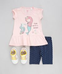 Conjunto-Infantil-de-Blusa-Sereia-Manga-Curta-Rose---Bermuda-Estampada-de-Poas-Azul-Marinho-9318873-Azul_Marinho_4