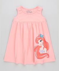 Vestido-Infantil-Princesas-Pequena-Sereia-Ariel-Sem-Manga-Coral-9320874-Coral_1