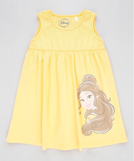 vestido da princesa bela infantil