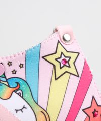 Bolsa-Infantil-Estampada-de-Unicornio---Elasticos-de-Cabelo-Rosa-Claro-9239118-Rosa_Claro_5
