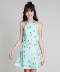 Vestido-Halter-Neck-Infantil-Love-Dress-Estampado-Praia-com-Tiras-Verde-Claro-9281197-Verde_Claro_1