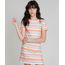 Vestido-T-shirt-Love-Dress-Listrado-Manga-Curta-Coral-9303272-Coral_1