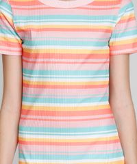 Vestido-T-shirt-Love-Dress-Listrado-Manga-Curta-Coral-9303272-Coral_4