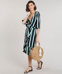 Saia-Midi-Feminina-Estampada-de-Listras-com-Babados-Preta-9234735-Preto_3
