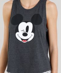 Pijama-Feminino-Mickey-Mouse-com-Estampa-Cinza-Mescla-Escuro-9296701-Cinza_Mescla_Escuro_3