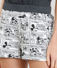 Pijama-Feminino-Mickey-Mouse-com-Estampa-Cinza-Mescla-Escuro-9296701-Cinza_Mescla_Escuro_4