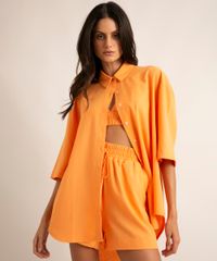 camisa-de-linho-oversized-manga-7-8-laranja-medio-1012323-Laranja_1_1