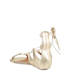 Rasteira-Gladiadora-em-Couro-Metalizado-Dourada-8177191-Dourado_3