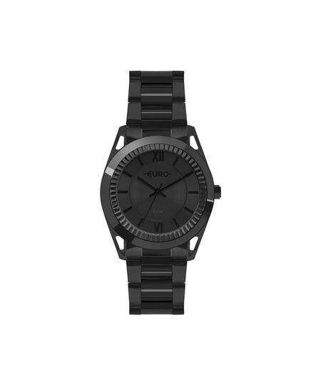 Relógio Euro Feminino Metal Frame Preto EU2035YPS/4P Menor preço em Relógio Euro Feminino Metal Frame Preto EU2035YPS/4P