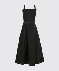 Vestido-Midi-Feminino-Cavado-com-Pesponto-Preto-9378349-Preto_5