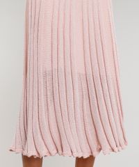 Saia-Midi-Feminina-em-Tricot-Plissado-com-Lurex-Rose-9264230-Rose_6