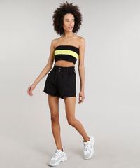 Short-de-Sarja-Feminino-Clochard-com-Barra-Dobrada-Preto-9378348-Preto_3