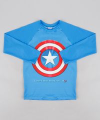 Camiseta-de-Praia-Infantil-Capitao-America-com-Protecao-UV50--Azul-Royal-9231835-Azul_Royal_1