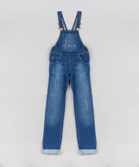 Macacao-Jeans-Infantil-com-Puidos-Azul-Medio-9064178-Azul_Medio_1