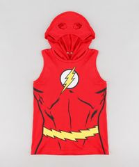 Regata-Infantil-The-Flash-com-Capuz-com-Mascara-Vermelha-9322353-Vermelho_1