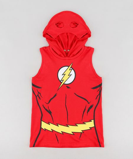 Regata-Infantil-The-Flash-com-Capuz-com-Mascara-Vermelha-9322353-Vermelho_1