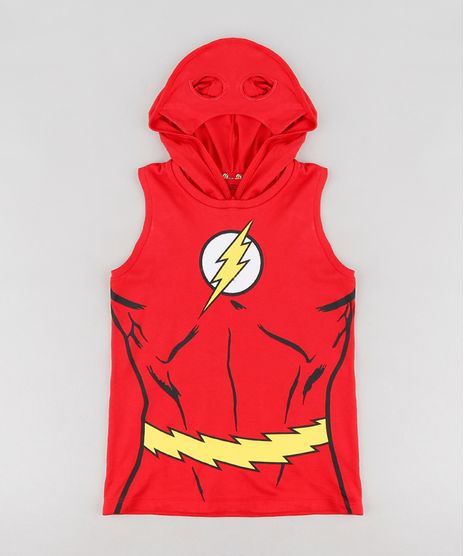 Regata-Infantil-The-Flash-com-Capuz-com-Mascara-Vermelha-9322353-Vermelho_1
