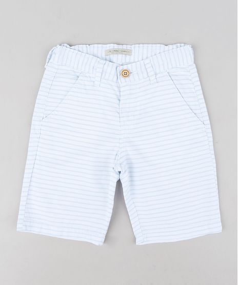 Bermuda-Color-Infantil-Slim-Listrada-Branca-9312886-Branco_1