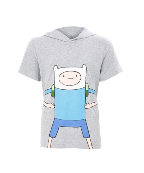 Camiseta-Hora-de-Aventura-com-Capuz-Cinza-Mescla-8050413-Cinza_Mescla_1