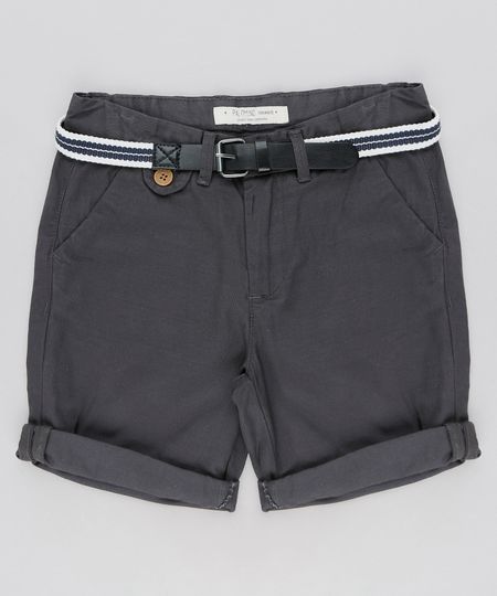 Bermuda-Color-Infantil-Slim-com-Cinto-Chumbo-9194510-Chumbo_1 Bermuda-Color-Infantil-Slim-com-Cinto-Chumbo-9194510-Chumbo_1