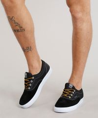 Tenis-Masculino-Ollie-com-Cadarco-Estampado-Preto-9298489-Preto_2
