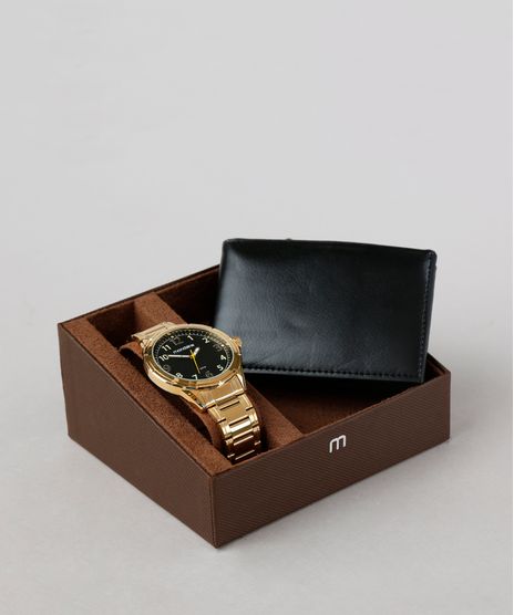 Kit-de-Relogio-Analogico-Mondaine-Masculino---Carteira---83438GPMVDE3K-Dourado-9354921-Dourado_1