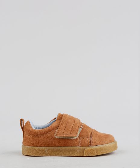 Tenis-Infantil-em-Suede-com-Velcro-Caramelo-9161028-Caramelo_1